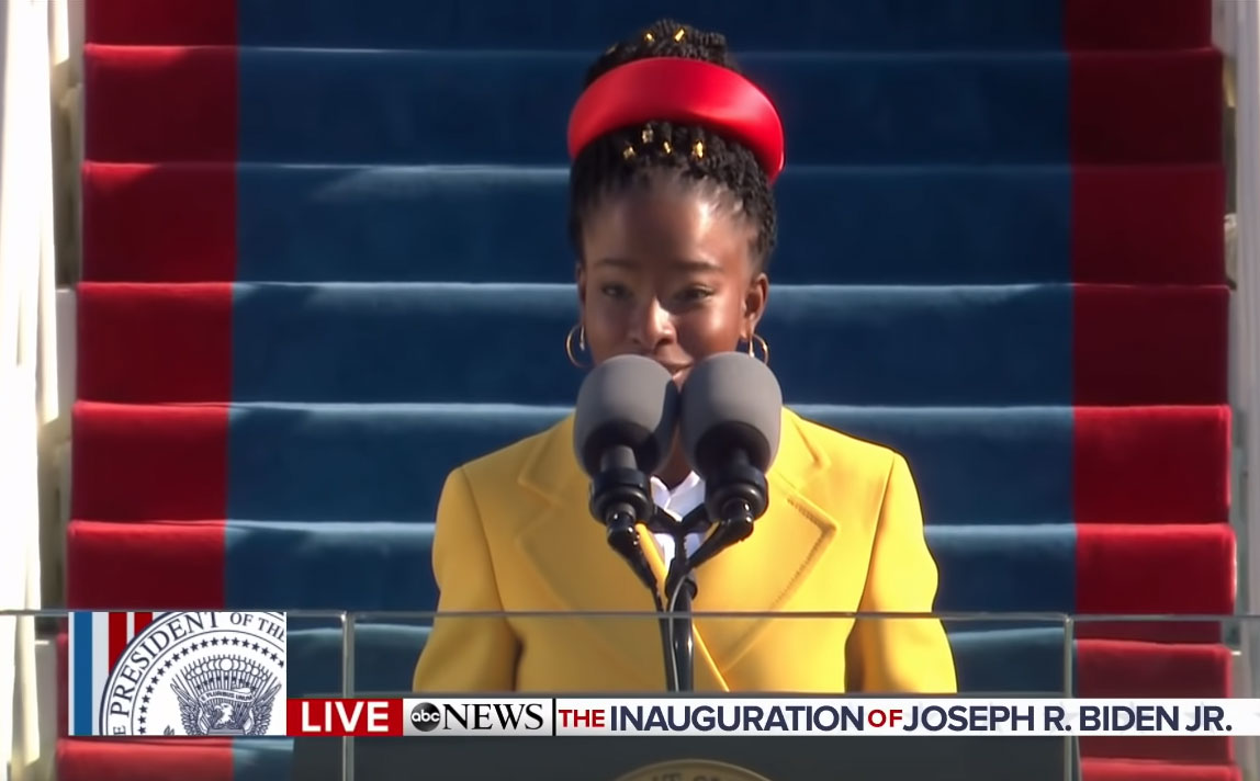 Amanda Gorman at Inauguration 2021