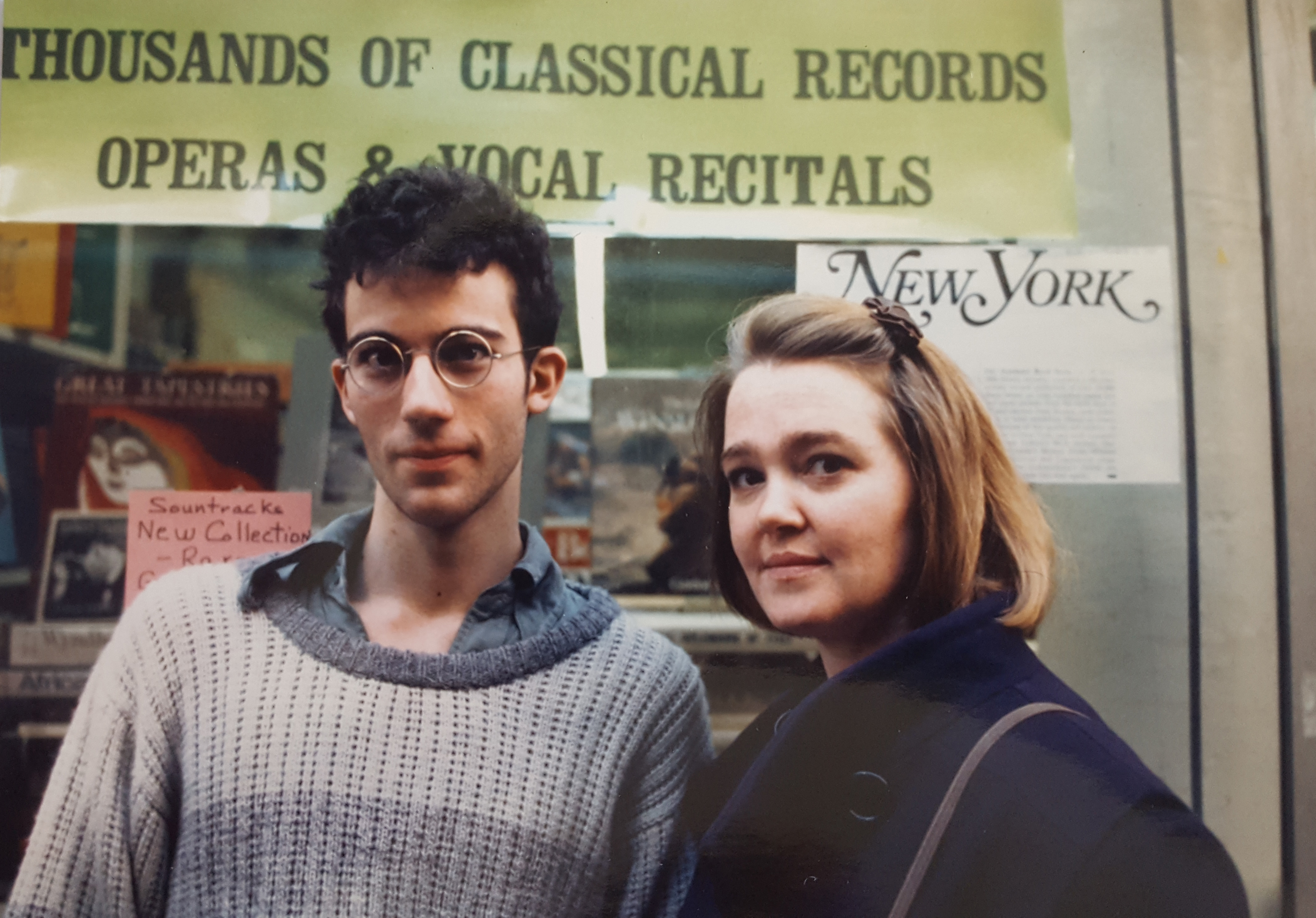 Steve Chinske and Kathy Geary in NYC 1986